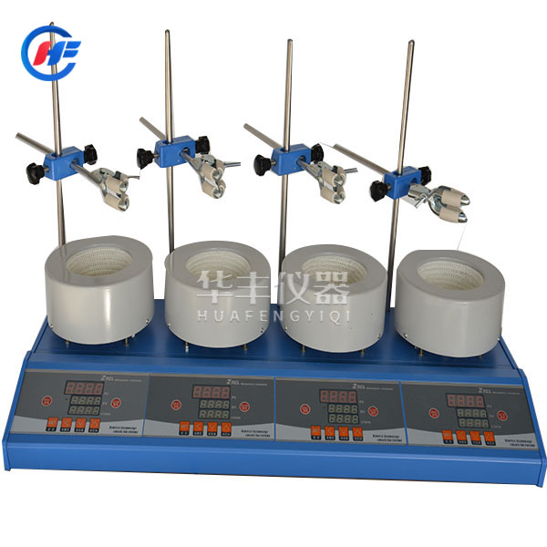 ZNCL型數顯四聯磁力(電熱套)攪拌器